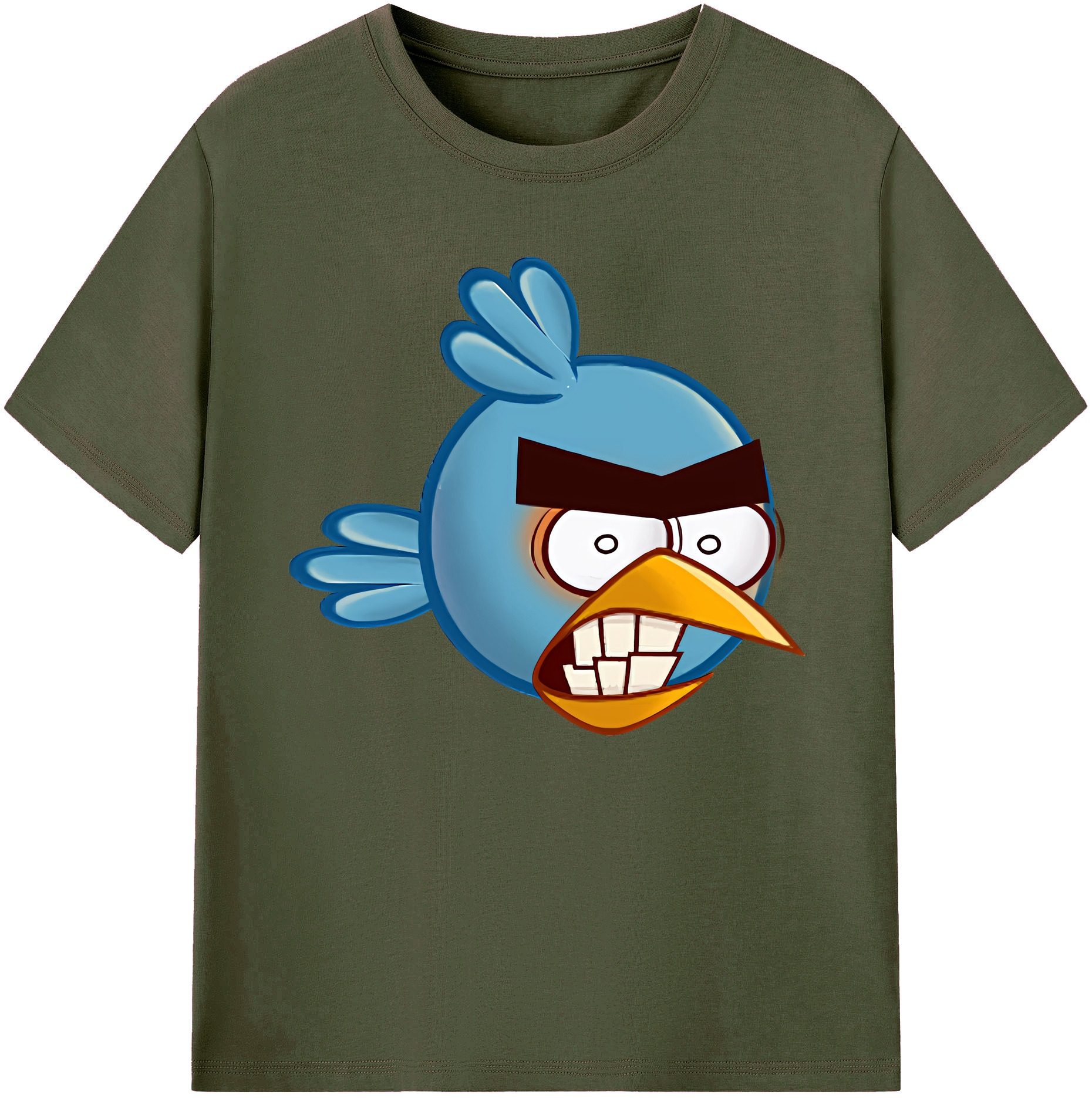 （画像用） Angry Birds アングリーバード 綿100％ メンズ半袖Tシャツ｜肌触りやわらか＆通気性